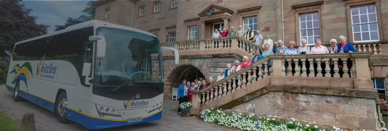 Whittles coach at stately home